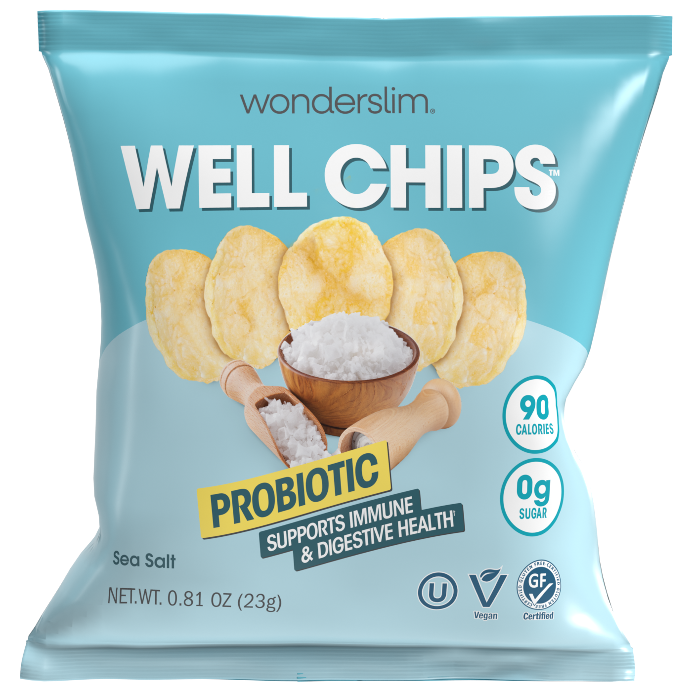 Wonderslim Well Chips Sea Salt (7ct)